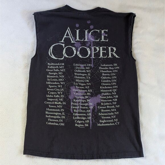 Alice Cooper Along Came a Spider Muscle T-Shirt Unisex Medium Tour Graphic - Picture 3 of 7
